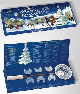 Tradiční vánoční lití olova - kompletní sada - Kliknutím na obrázek zavřete